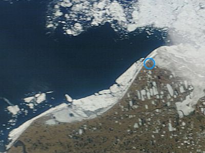 MODIS of Barrow on 27 June 2011