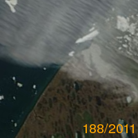 MODIS at Barrow, day 188, 2011