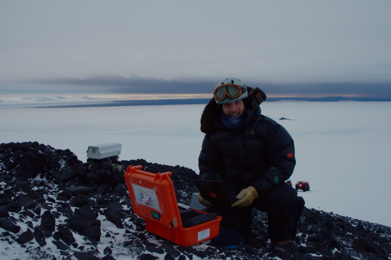Remote camera in Antarctica